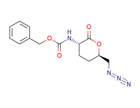 (2S,5R)-5-azidomethyl-2-benzyloxycarbonylamino-δ-valerolactone