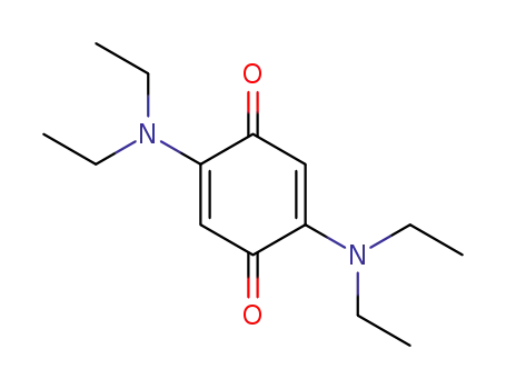 Molecular Structure of 6323-02-0 (2,5-bis(diethylamino)cyclohexa-2,5-diene-1,4-dione)