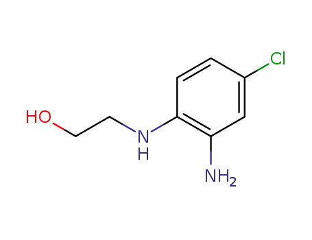 Molecular Structure of 33141-10-5 (2-[(2-amino-4-chlorophenyl)amino]ethanol)