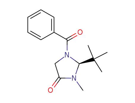 (2S)-1-benzoyl-2-tert-butyl-3-methylimidazolidin-4-one