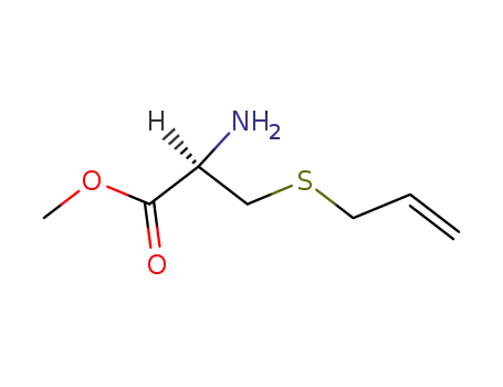 Molecular Structure of 328975-04-8 ((2R)-3-allylsulfanyl-2-amino-propionic acid methyl ester)
