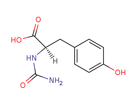 Molecular Structure of 54896-58-1 (N-carbamyl-D-tyrosine)