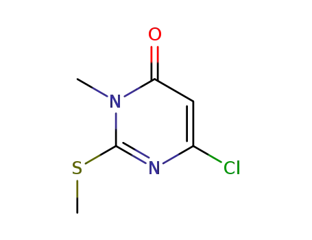 Molecular Structure of 89466-43-3 (6-CHLORO-3-METHYL-2-(METHYLTHIO)-3,4-DIHYDROPYRIMIDIN-4-ONE)