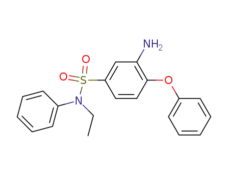 Molecular Structure of 51929-55-6 (3-amino-N-ethyl-4-phenoxy-N-phenylbenzenesulphonamide)