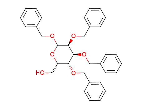 ((2S,3R,4S,5S)-3,4,5,6-Tetrakis-benzyloxy-tetrahydro-pyran-2-yl)-methanol