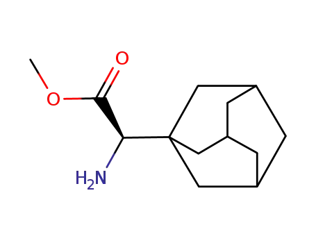 R-methyl ester of amino-(1-adamantanyl)acetic acid