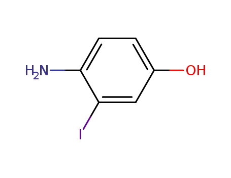 Molecular Structure of 66416-73-7 (4-AMino-3-iodophenol)