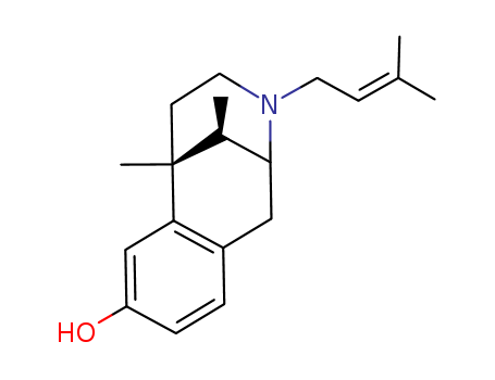 (2alpha,6alpha,11R*)-(1)-1,2,3,4,5,6-Hexahydro-6,11-dimethyl-3-(3-methylbut-2-enyl)-2,6-methano-3-benzazocin-8-ol