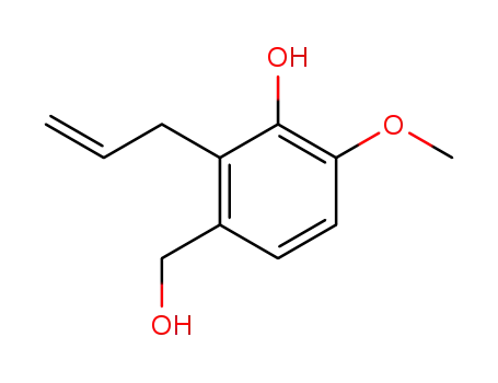 Benzenemethanol, 3-hydroxy-4-methoxy-2-(2-propenyl)-