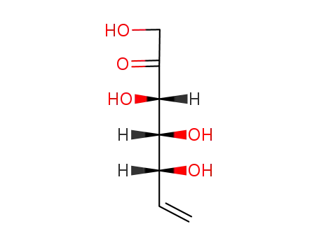 Molecular Structure of 143106-72-3 (5,6-dideoxy-D-arabino-hept-5-en-2-ulose)