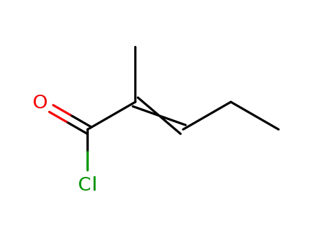 2-Methylpent-2-enoyl chloride