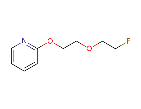 Molecular Structure of 111399-92-9 (2-[2-(2-Fluoro-ethoxy)-ethoxy]-pyridine)