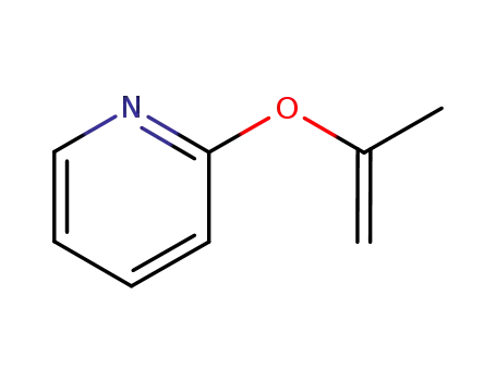 Molecular Structure of 111399-94-1 (Pyridine,2-[(1-methylethenyl)oxy]-(9CI))