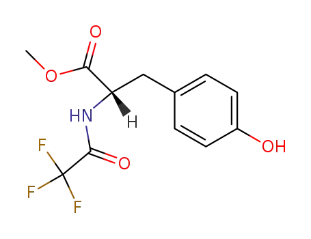 Molecular Structure of 1604-54-2 (N-TRIFLUOROACETYL-L-TYROSINE METHYL ESTER)
