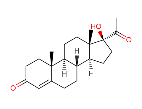 17alpha-Hydroxyprogesterone 604-09-1