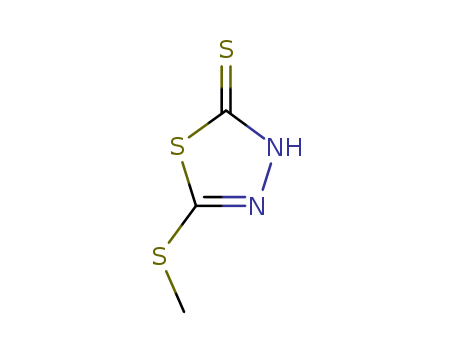1,3,4-Thiadiazole-2(3H)-thione,5-(methylthio)-(6264-40-0)