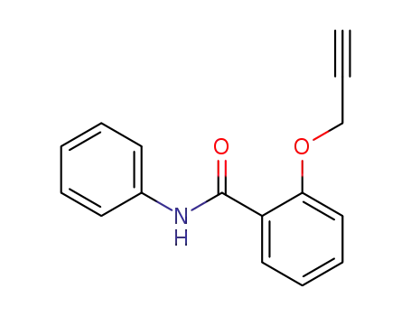 Molecular Structure of 66362-36-5 (N-Phenyl-2-(2-propynyloxy)benzamide)
