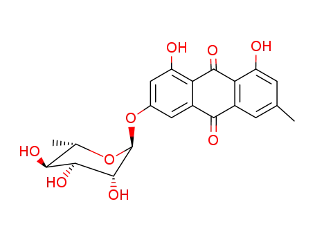 3-[(6-デオキシ-L-マンノピラノシル)オキシ]-1,8-ジヒドロキシ-6-メチル-9,10-アントラセンジオン