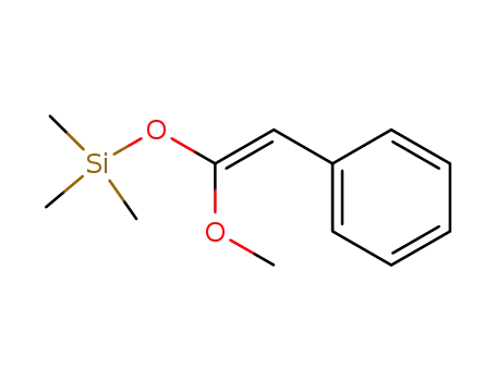 Silane, [(1-methoxy-2-phenylethenyl)oxy]trimethyl-, (E)-