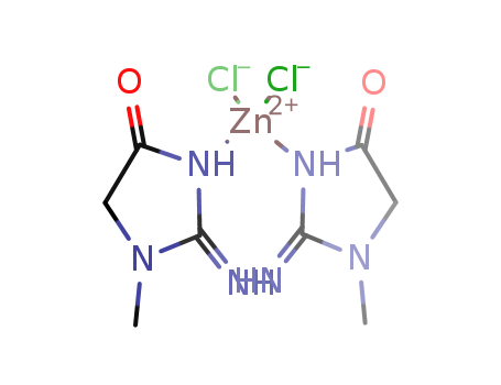 4H-Imidazol-4-one, 2-amino-1,5-dihydro-1-methyl-, compd. with zinc chloride (ZnCl2) (2:1)