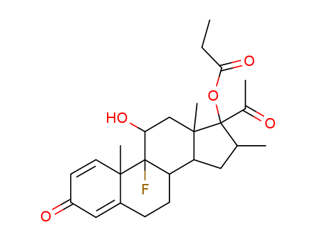 9-fluoro-11beta,17-dihydroxy-16beta-methylpregna-1,4-diene-3,20-dione 17-propionate