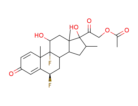 Molecular Structure of 3826-17-3 (Acetyloxy Diflorasone)