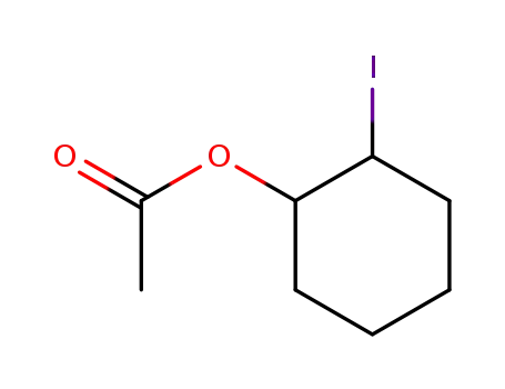 Molecular Structure of 1506-50-9 (1-acetoxy-2-iodocyclohexane)