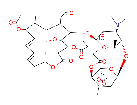 Molecular Structure of 55881-07-7 (Midecamycin Acetate)