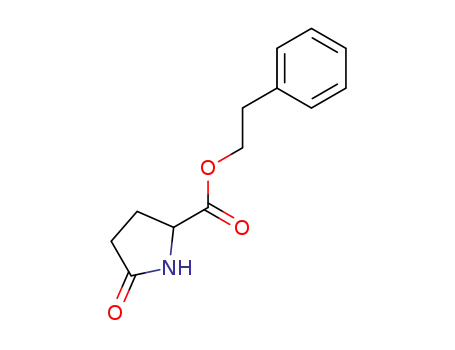 Molecular Structure of 60555-58-0 (phenethyl 5-oxoprolinate)
