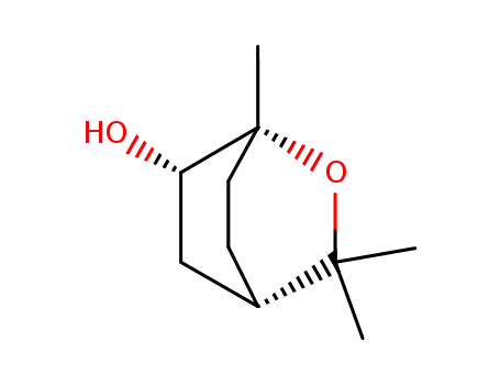 Molecular Structure of 38223-63-1 ((1R)-6β-hydroxycineole)