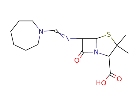 Molecular Structure of 32887-01-7 (Mecillinam)