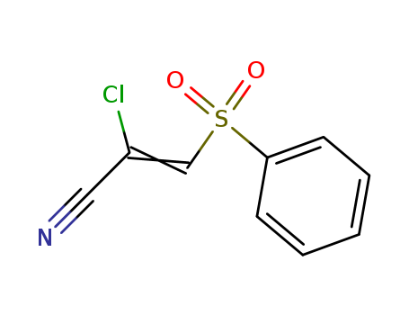 2-Propenenitrile,2-chloro-3-(phenylsulfonyl)-