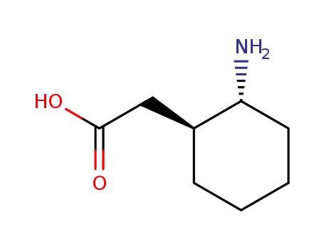 Molecular Structure of 78844-19-6 (Cyclohexaneacetic  acid,  2-amino-)