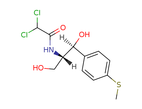 Acetamide,2,2-dichloro-N-[(1R,2S)-2-hydroxy-1-(hydroxymethyl)-2-[4-(methylthio)phenyl]ethyl]-,rel- cas  27348-37-4