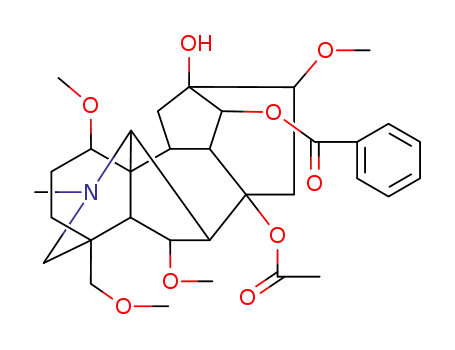 Molecular Structure of 561-07-9 (delphinine)