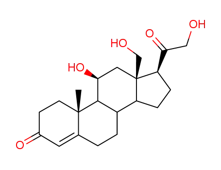 Molecular Structure of 561-65-9 (18-HYDROXYCORTICOSTERONE)