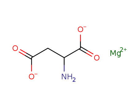 Molecular Structure of 1187-91-3 (DL-Aspartic acid hemimagnesium salt)