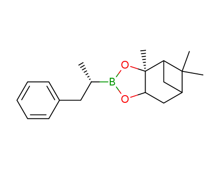 (S)-2,9,9-Trimethyl-4-((S)-1-methyl-2-phenyl-ethyl)-3,5-dioxa-4-bora-tricyclo[6.1.1.0<sup>2,6</sup>]decane