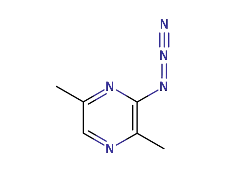 Molecular Structure of 83505-98-0 (Pyrazine, 3-azido-2,5-dimethyl-)