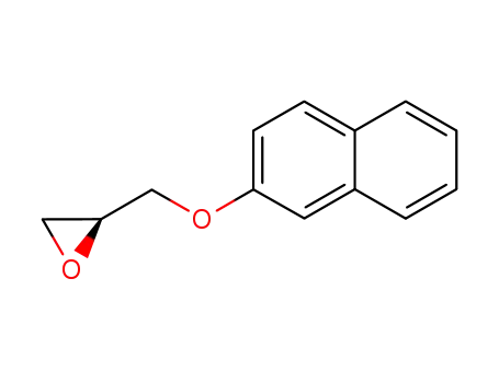 Molecular Structure of 129098-61-9 (Oxirane, [(2-naphthalenyloxy)methyl]-, (2S)-)