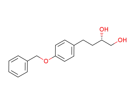 Molecular Structure of 944335-22-2 ((2S)-4-[4-(benzyloxy)phenyl]butane-1,2-diol)