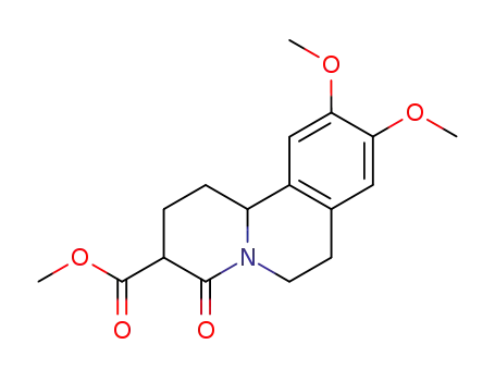 1,2,3,6,7,11b-hexahydro-9,10-dimethoxy-3-methoxycarbonylbenzo<a>quinolizin-4-one