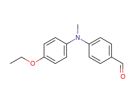 Molecular Structure of 6837-98-5 (4-((4-ethoxyphenyl)(methyl)amino)benzaldehyde)