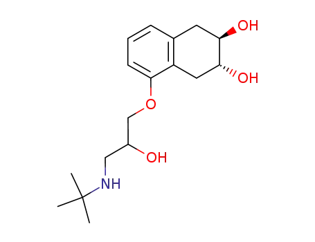 2,3-Naphthalenediol, 5-((2R)-3-((1,1-dimethylethyl)amino)-2-hydroxypropoxy)-1,2,3,4-tetrahydro-, (2R,3S)-rel-