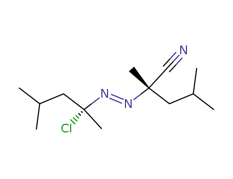 Molecular Structure of 108346-31-2 (dl-2-chloro-2'-cyano-4,4'-dimethyl-2,2'-azopentane)