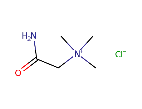 Molecular Structure of 16676-65-6 (2-amino-N,N,N-trimethyl-2-oxoethanaminium chloride)