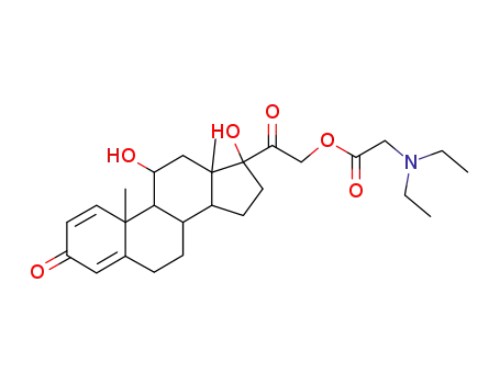 Molecular Structure of 5626-34-6 (prednisolamate)