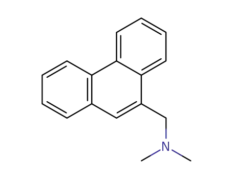 Molecular Structure of 63561-88-6 (N,N-dimethyl-1-phenanthren-9-yl-methanamine)