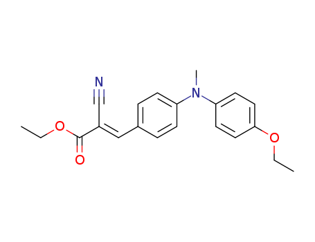 2-Propenoic acid,2-cyano-3-[4-[(4-ethoxyphenyl) methylamino]phenyl]-,ethyl ester