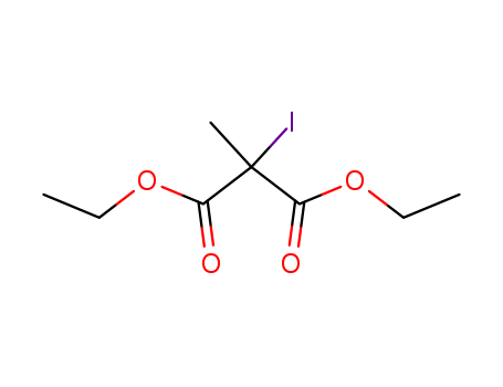 Molecular Structure of 119368-33-1 (Propanedioic acid, iodomethyl-, diethyl ester)